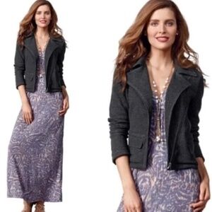 CAbi Style 775 Indie Moto Sweater Jacket – Size S